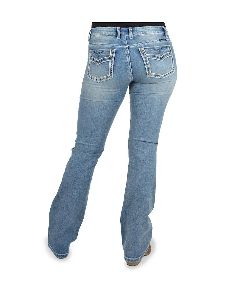 Womens Veronica Boot Cut Jeans - 34