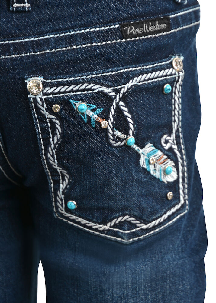Girls Rhian Boot Cut Jeans