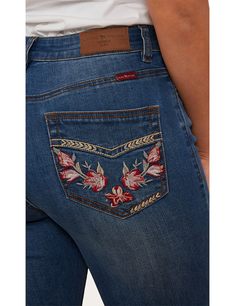 Penny Rodeo Womens High Rise Bootleg Jean