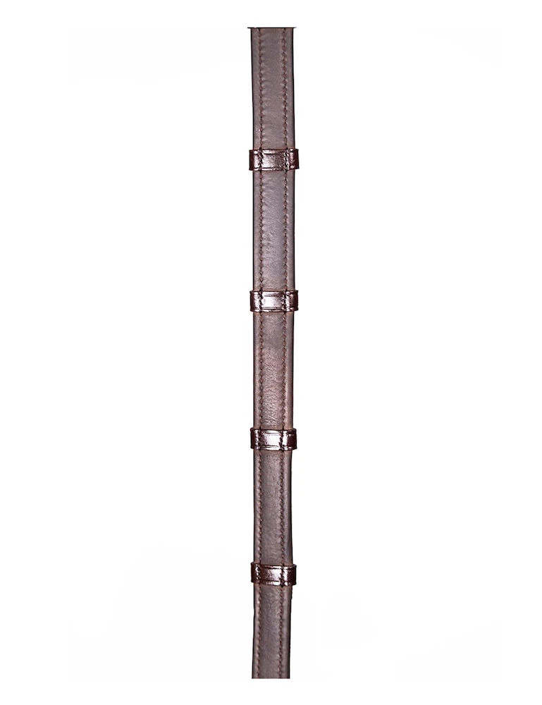 Calfskin Super Grip Reins With Stoppers