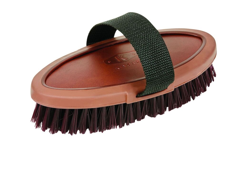 Leather Embossed Body Brush