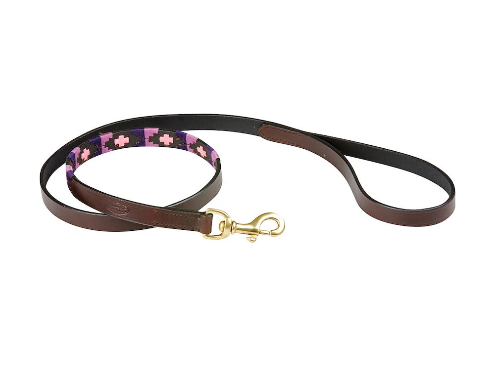 Polo Leather Dog Lead