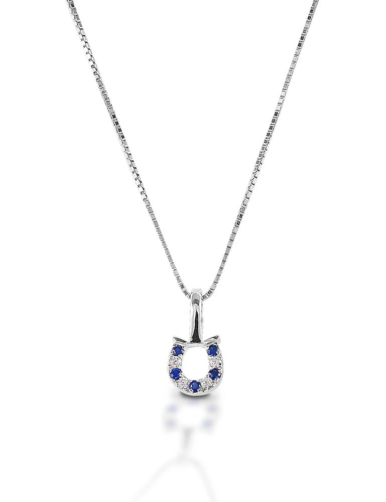 Sterling Silver Horseshoe Necklace