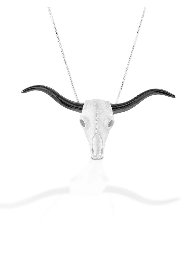 Longhorn Skull Necklace