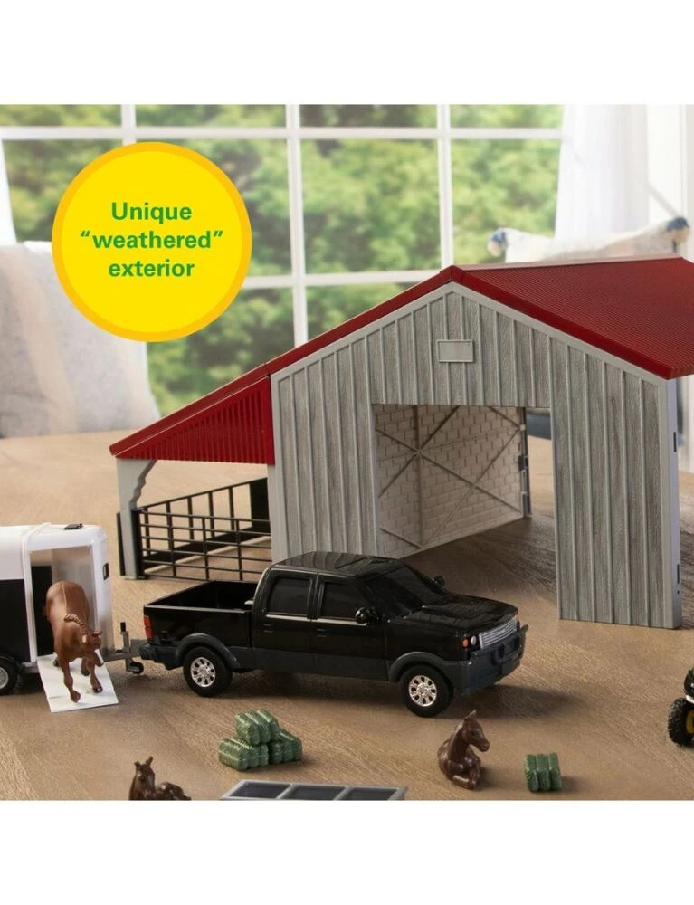 1:32 Scale Weathered Barn Play Set