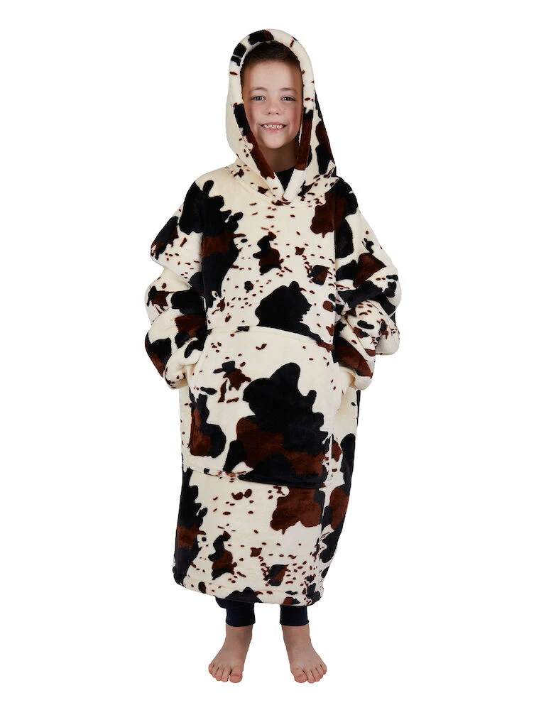 Kids Pw Cow Snuggle Hoodie