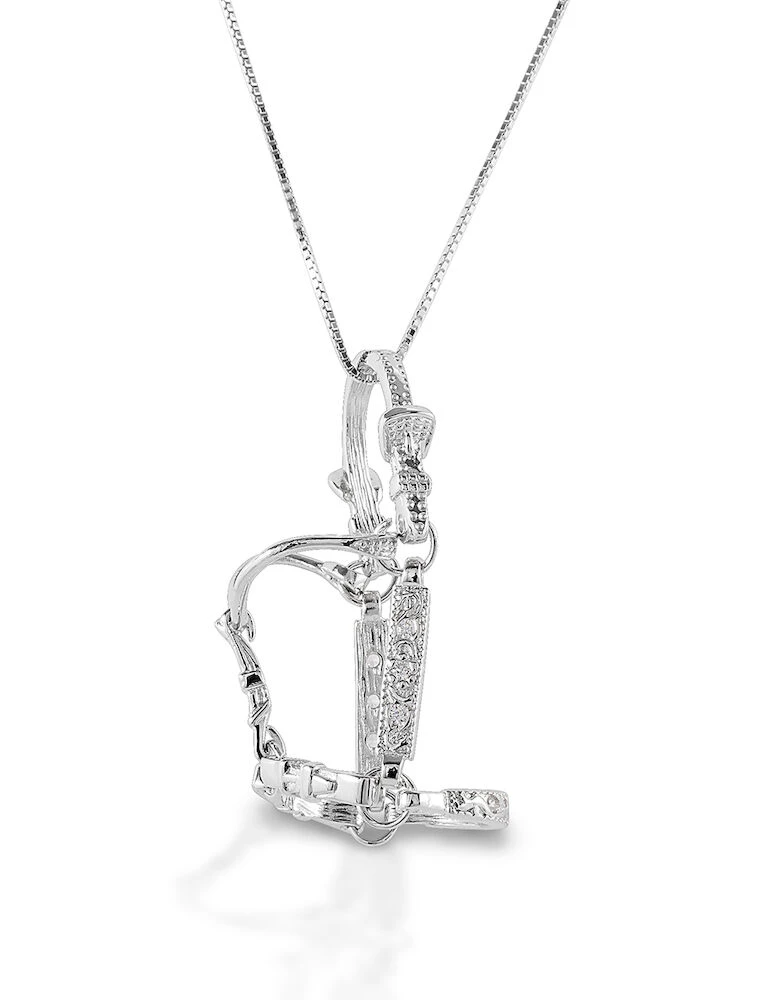 Sterling Silver Large Halter Necklace