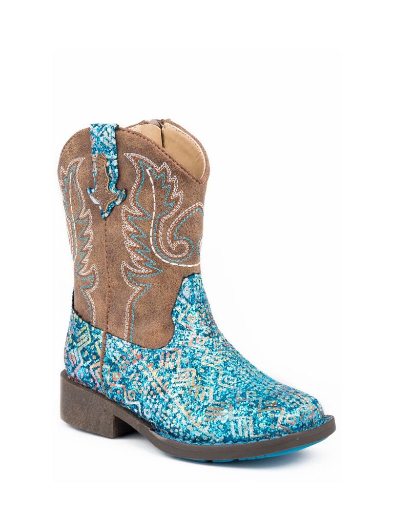 Toddler Glitter Aztec Boots