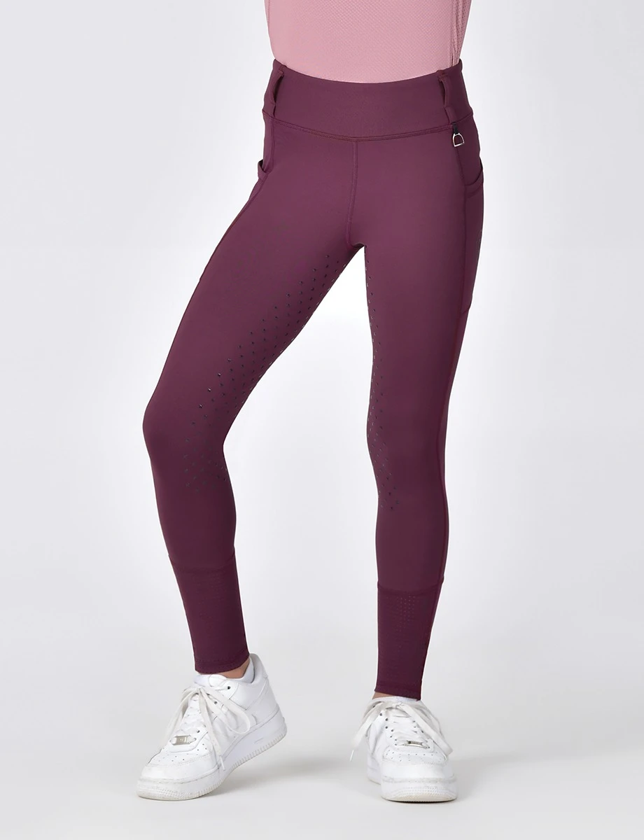Kids Form Mesh Riding Tights