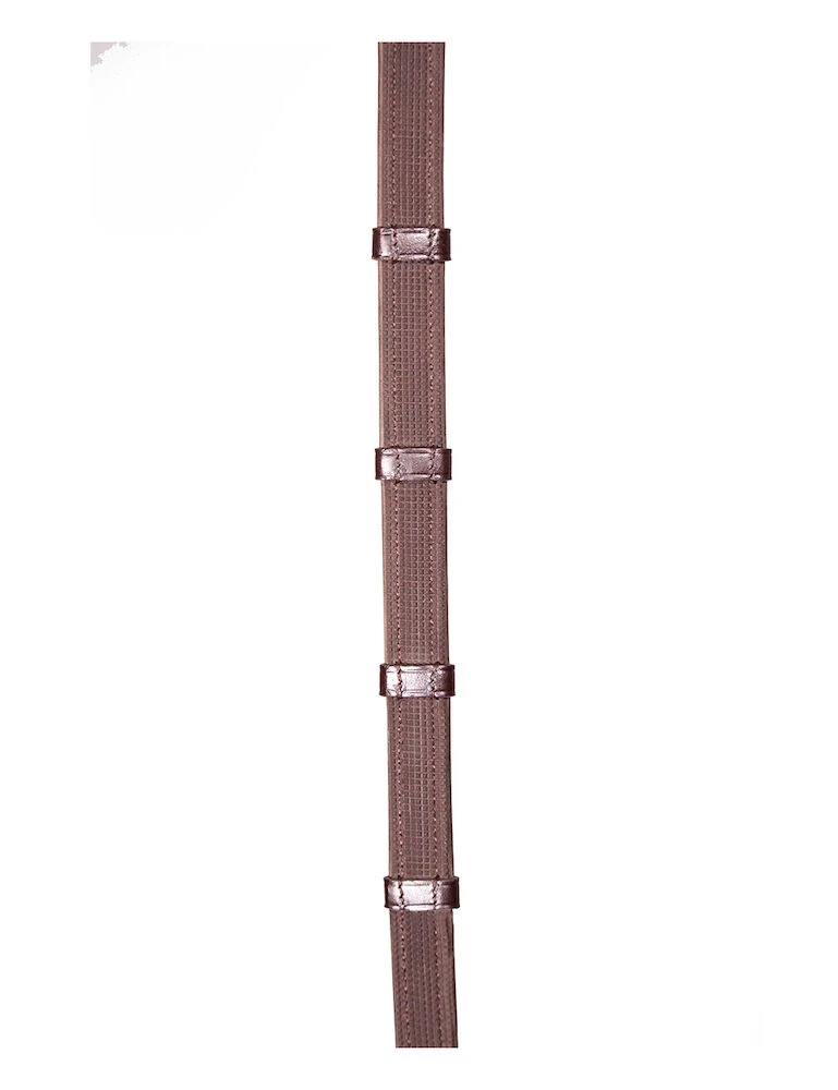 Calfskin Super Grip Reins With Stoppers