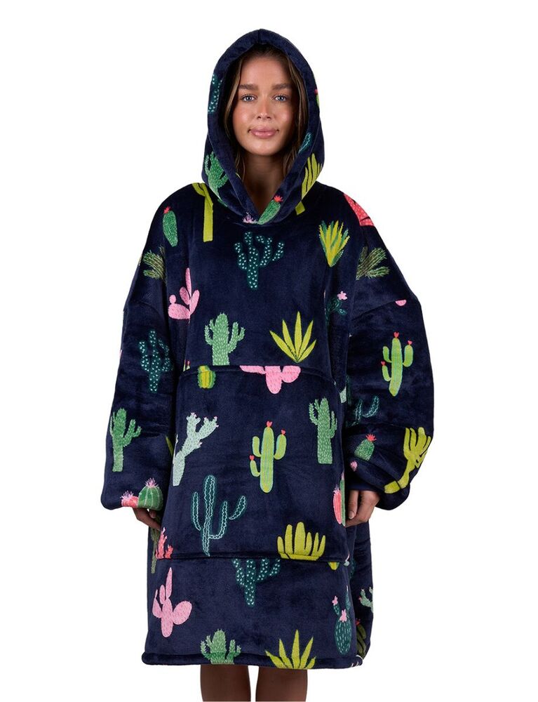 Womens Cactus Snuggle Hoodie