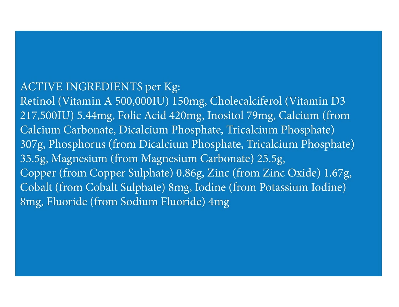 Folactin Blue - 5kg
