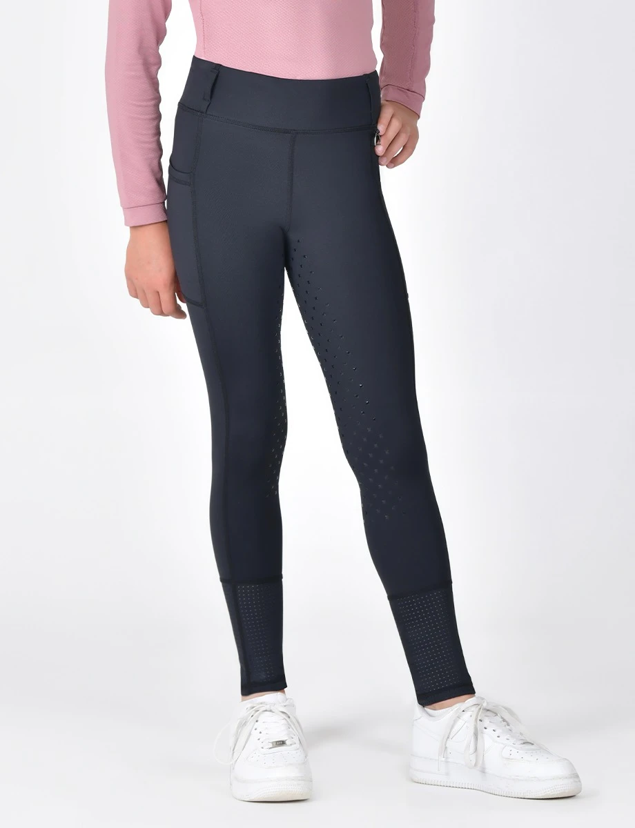Kids Form Mesh Riding Tights