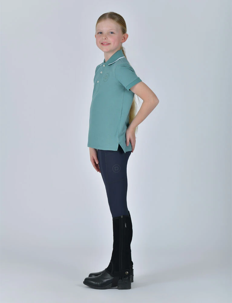 Kids Cotton Pique Short Sleeve Polo