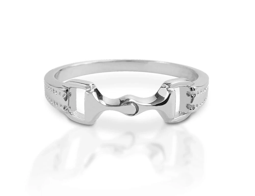 Sterling Silver 6Mm Bit Ring