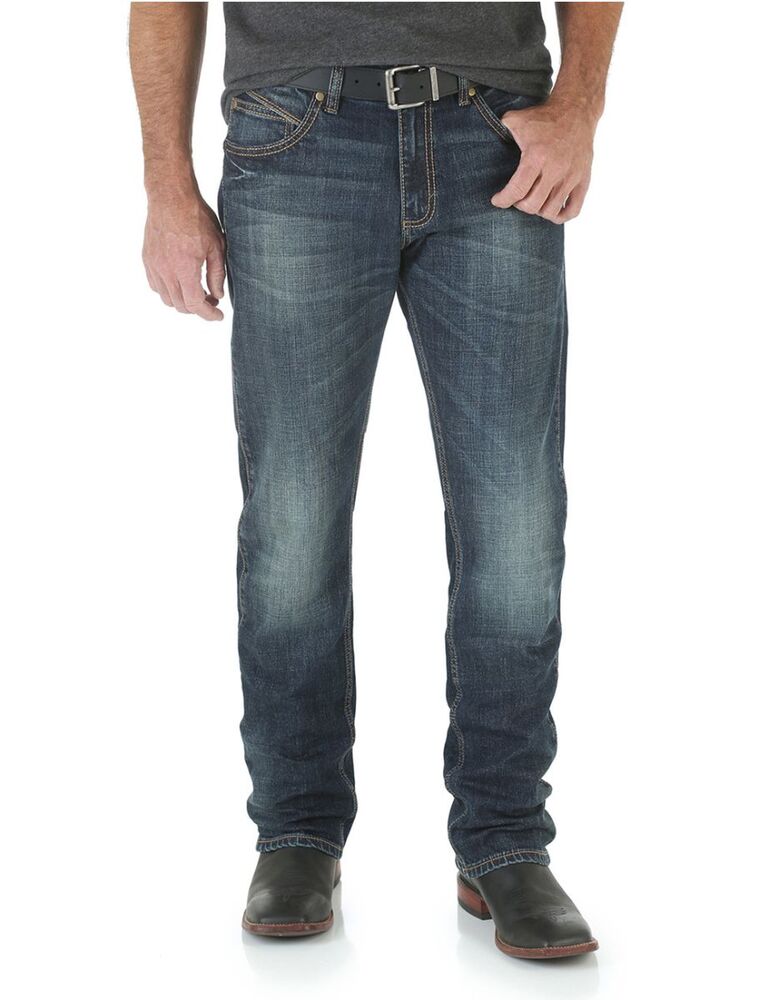 Mens Retro Slim Straight Jean