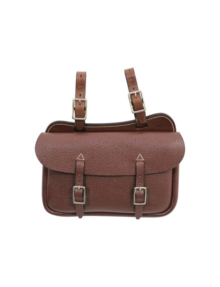 Leather Eco Small Saddle Bag