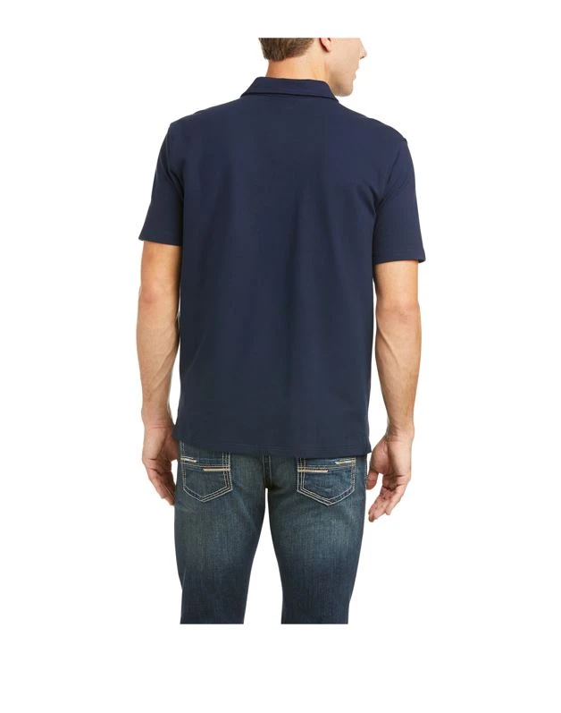 Mens Medal Short Sleeve Polo