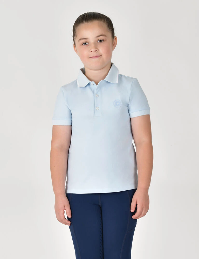 Kids Cotton Pique Short Sleeve Polo