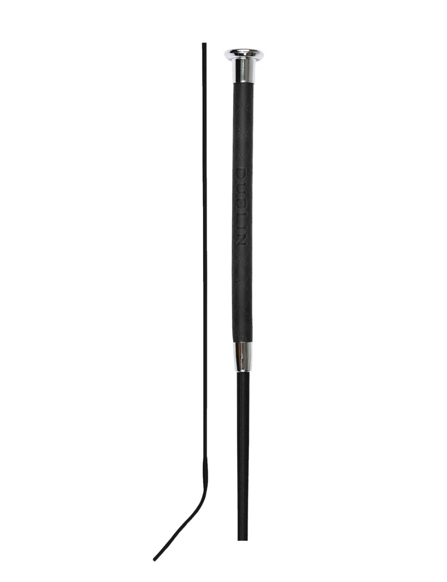Fancy Stitch Leather Dressage Whip