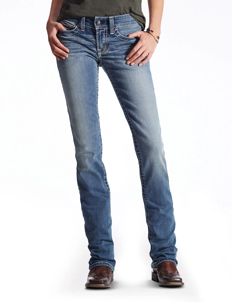 Womens Real Straight Icon Jeans
