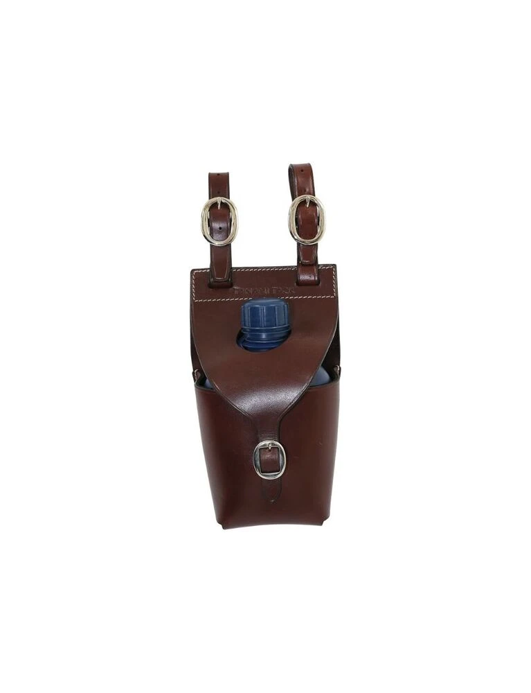 Leather Water Bottle Carrier Single