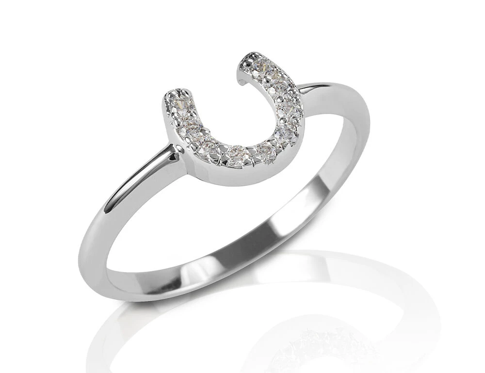 Sterling Silver Horseshoe Ring