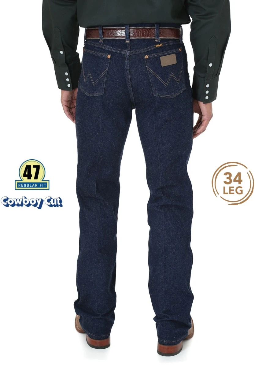 Mens Cowboy Cut Stretch Regular Fit Jean
