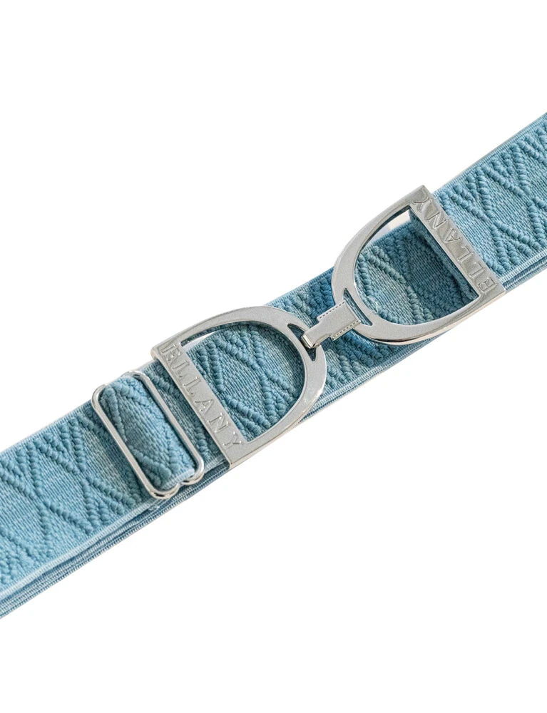 Silver Stirrup Elastic Belt