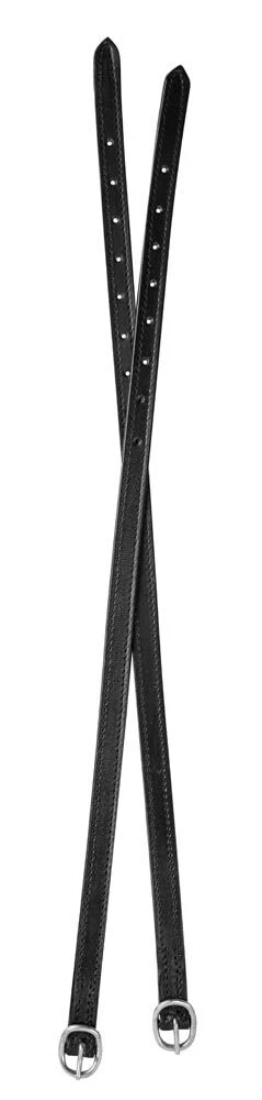 Stitched Leather Spur Straps