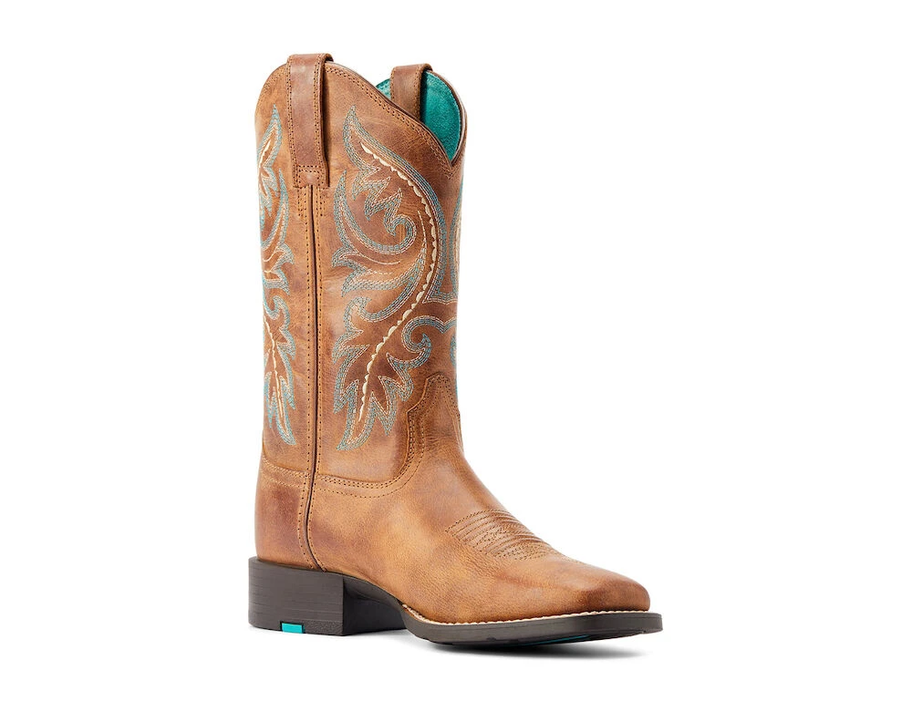 Womens Round Up Back Zip Boots