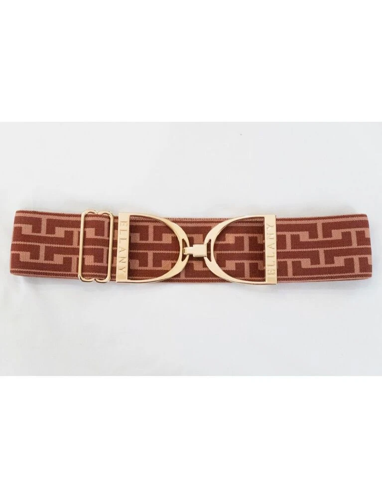 Gold Stirrup Elastic Belt