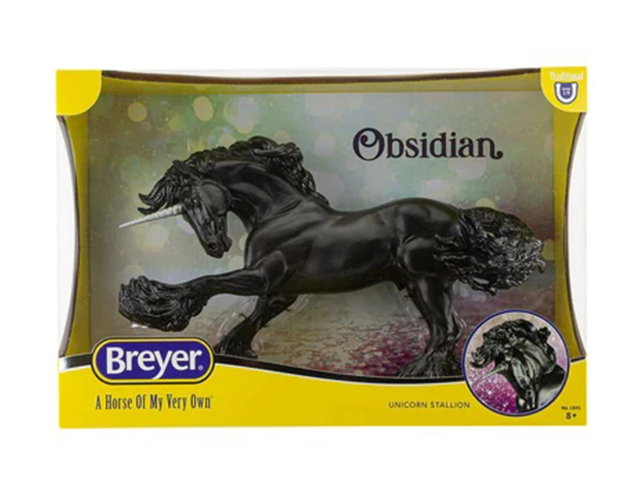 Traditional Obsidian - Unicorn Stallion
