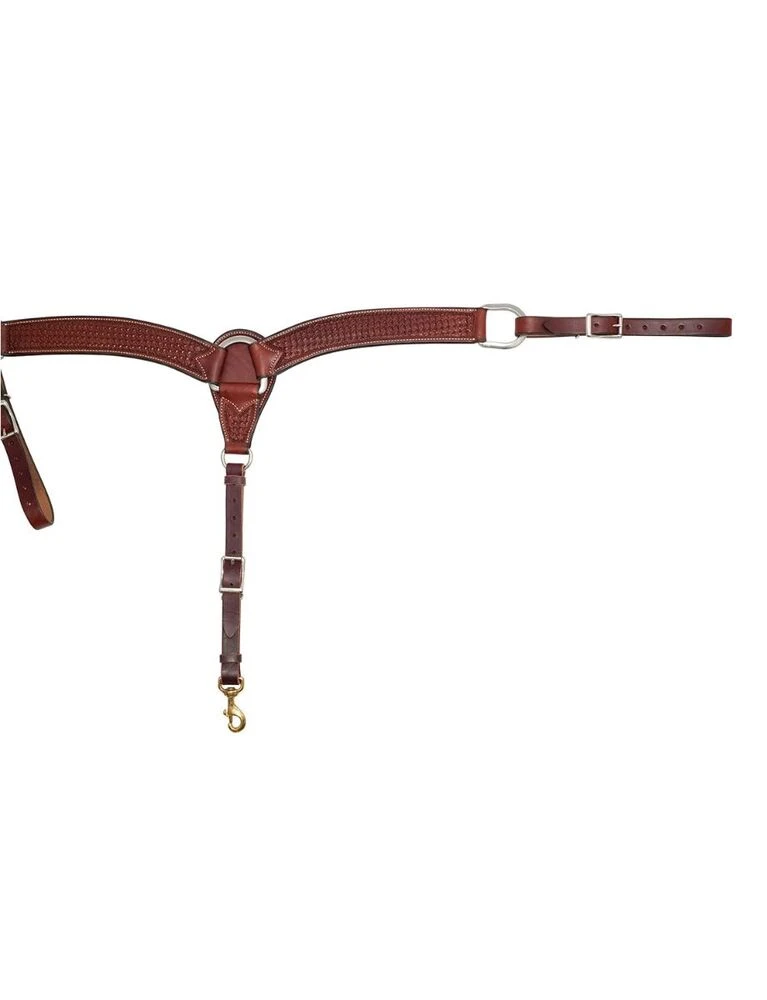 Rosewood Spider Stamp Breast Collar