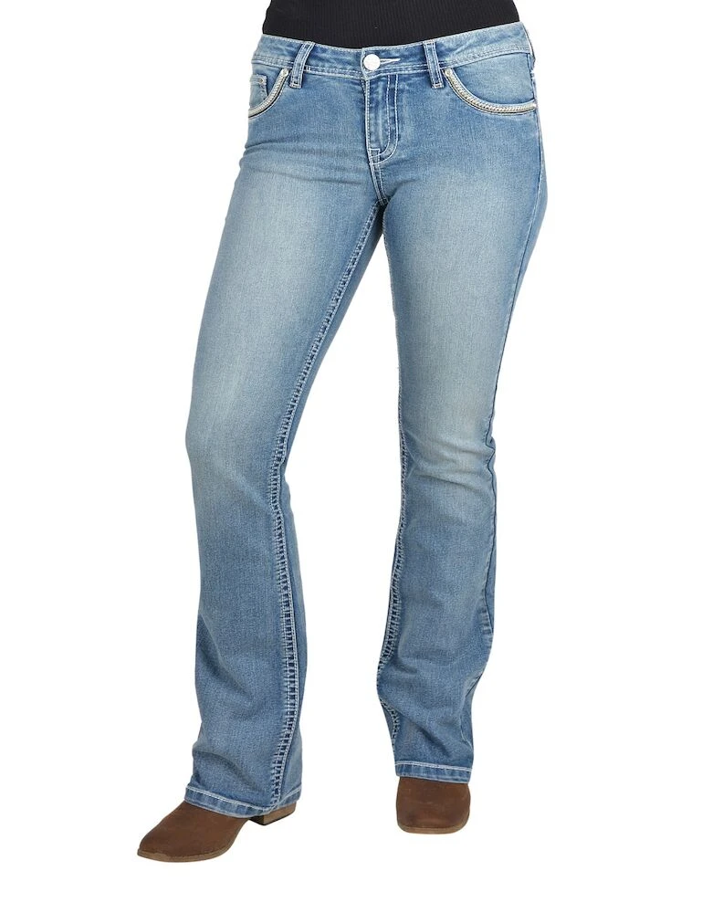 Womens Veronica Boot Cut Jeans - 34