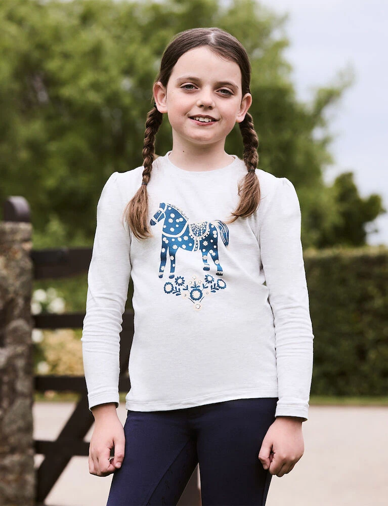 Kids Poppy Puff Sleeve Tee