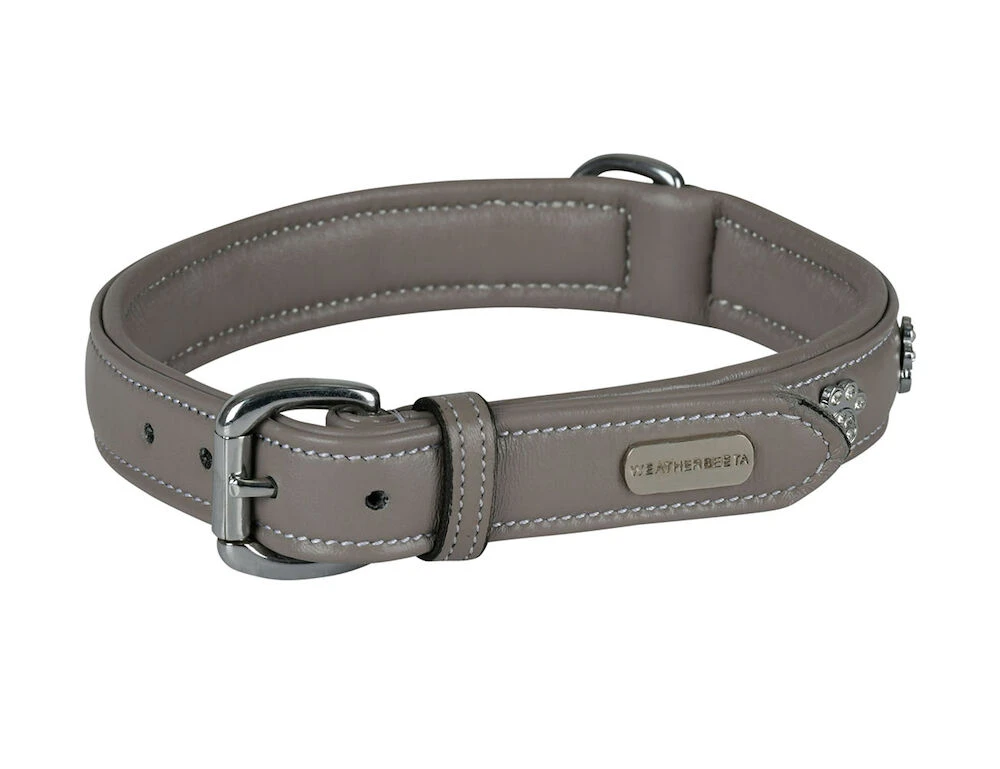 Soft Leather Paw Collar