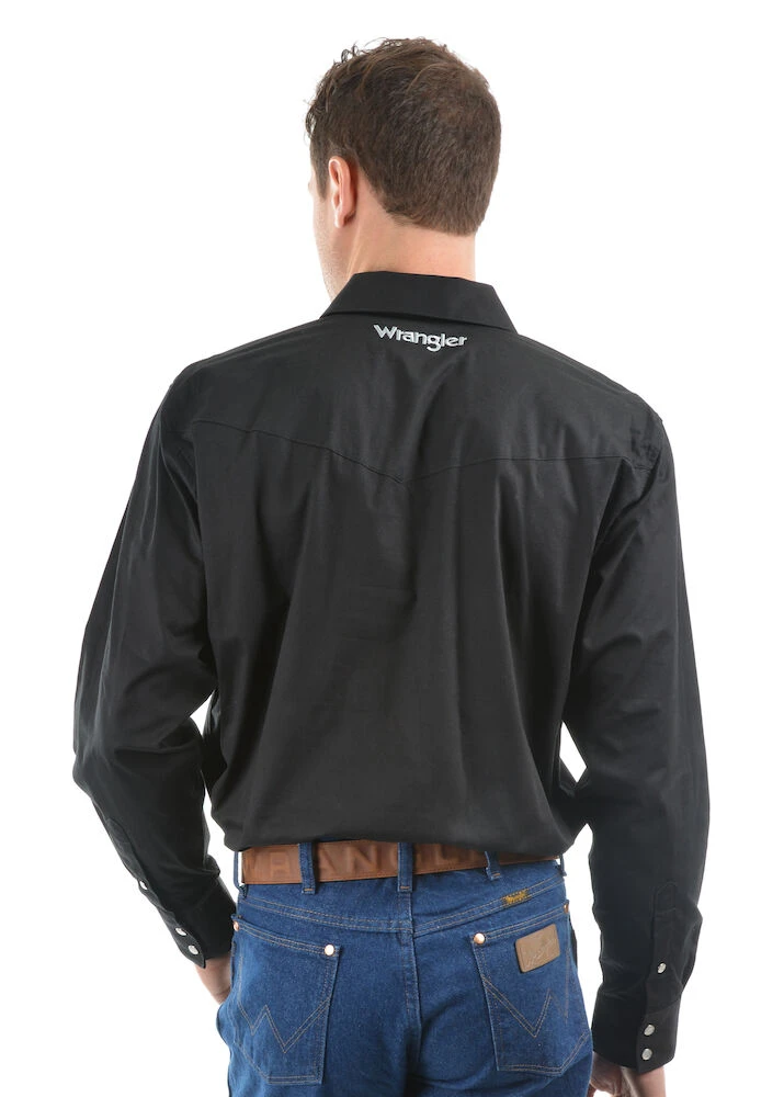 Mens Logo Rodeo Long Sleeve Drill Shirt