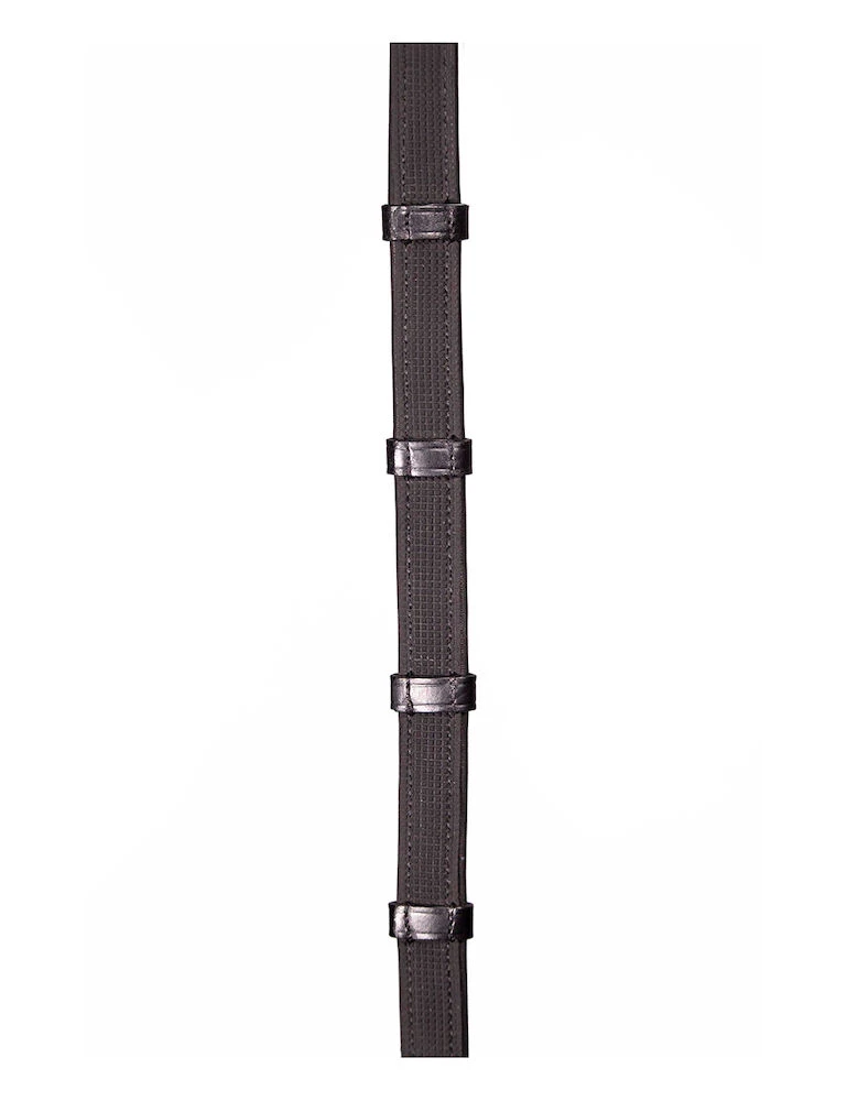 Calfskin Super Grip Reins With Stoppers