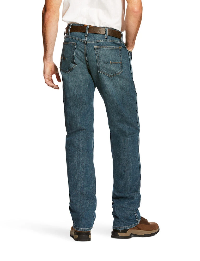 Mens Rebar M4 Low Rise Boot Leg Jean