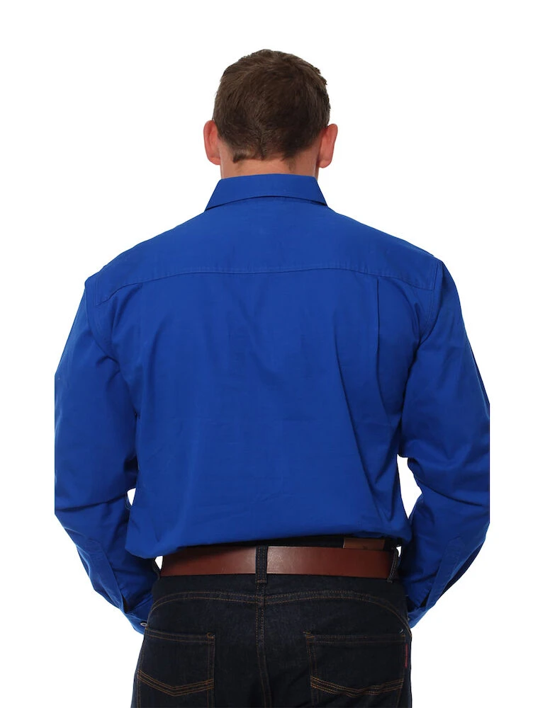 King River Mens Full Button Workshirt