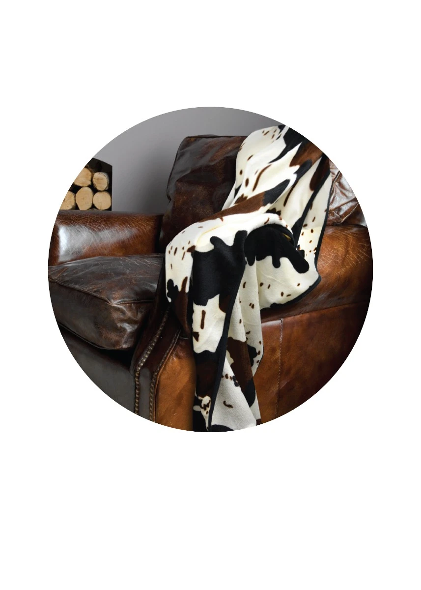 Snuggle Rug Cow Pattern