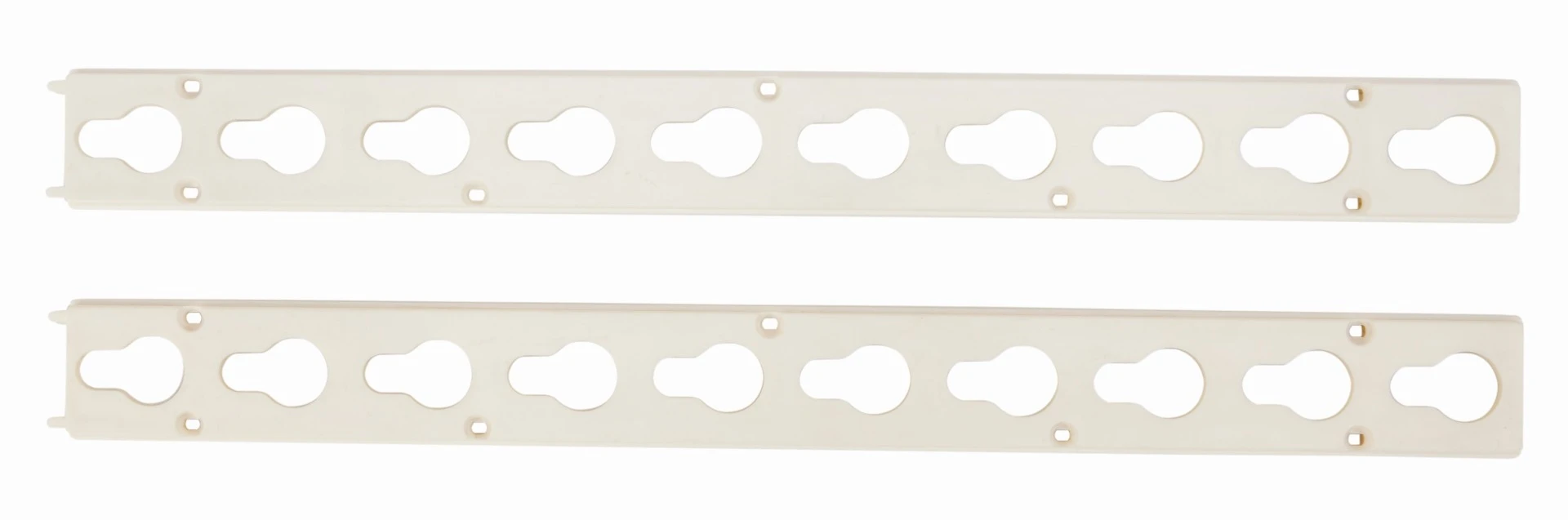 Plastic Keyhole Track Pair
