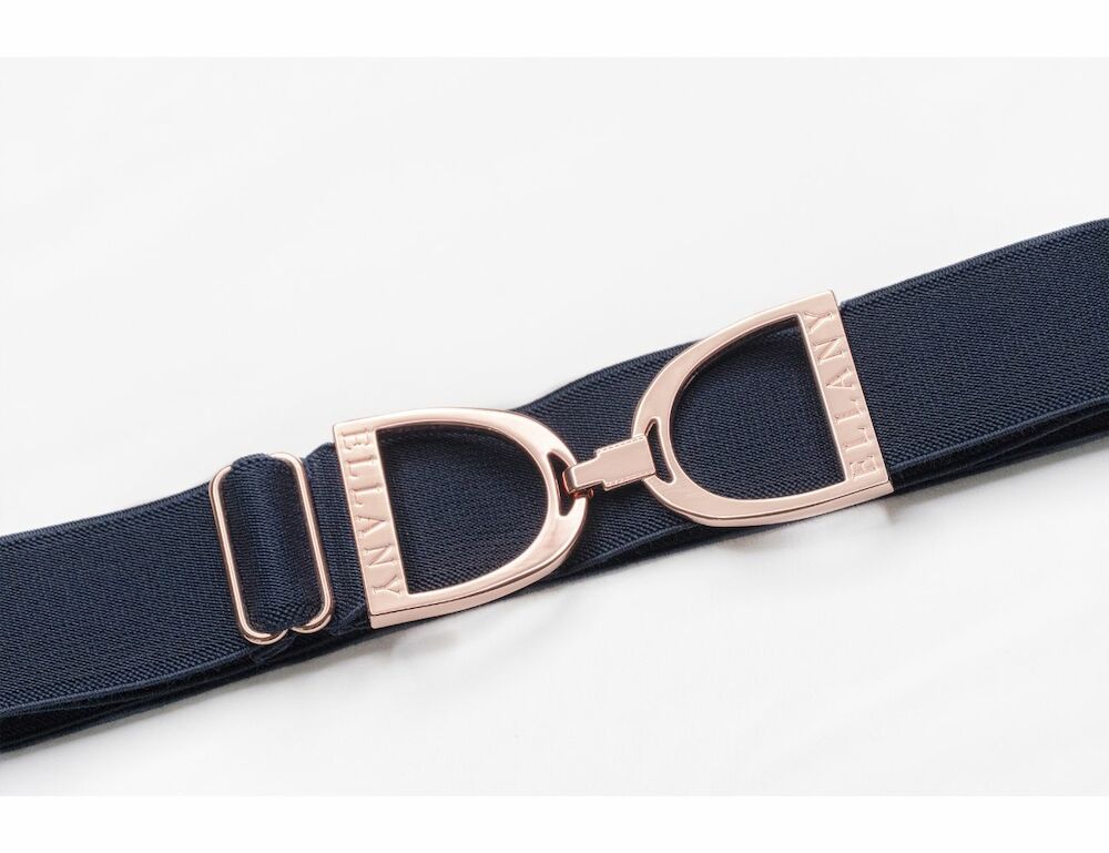 Rose Gold Stirrup Elastic Belt