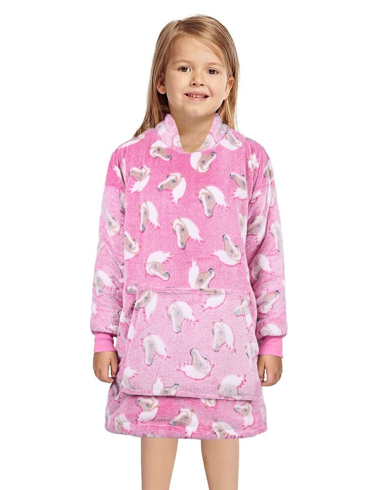 Kids Horse Snuggle Hoodie