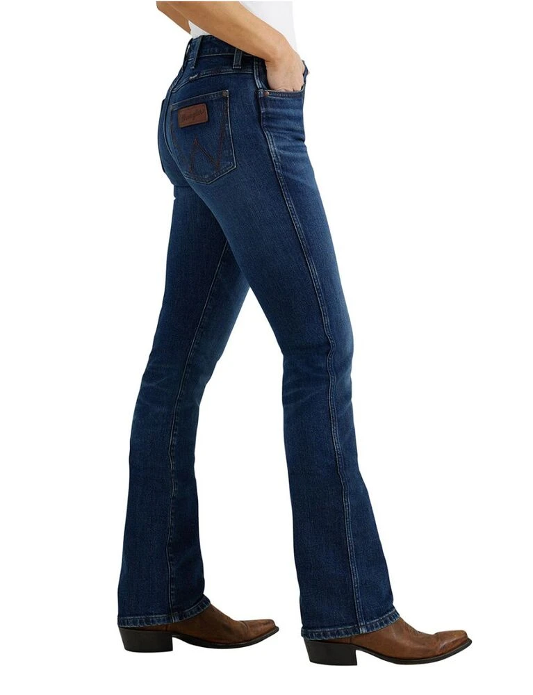 Womens High Rise Boot Cut Jean 32 Leg