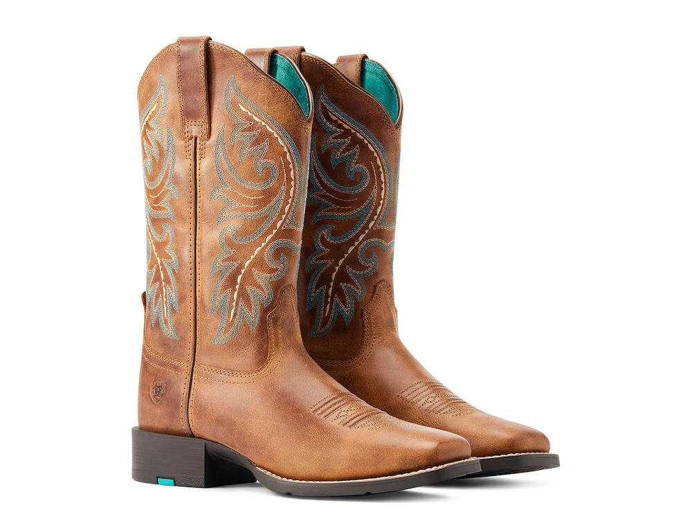 Womens Round Up Back Zip Boots