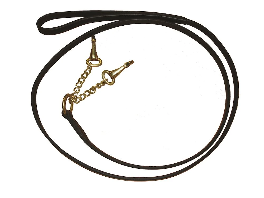 Leather Two Chain Lead