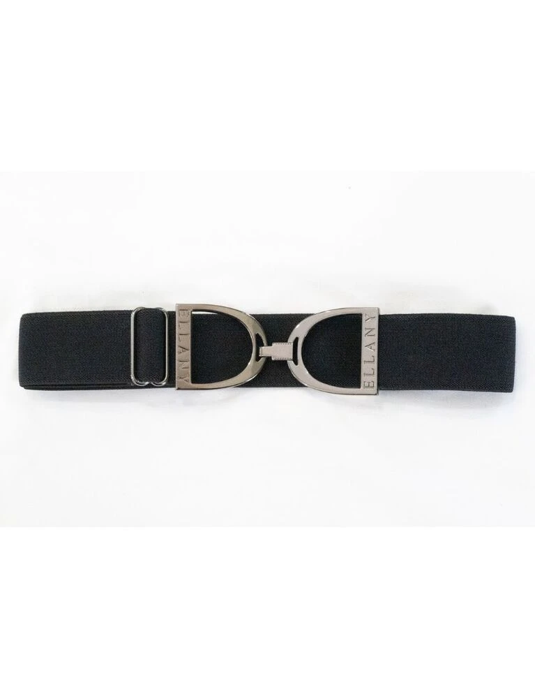 Gunmetal Stirrup Elastic Belt