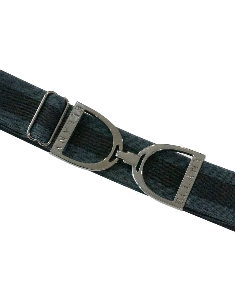 Gunmetal Stirrup Elastic Belt